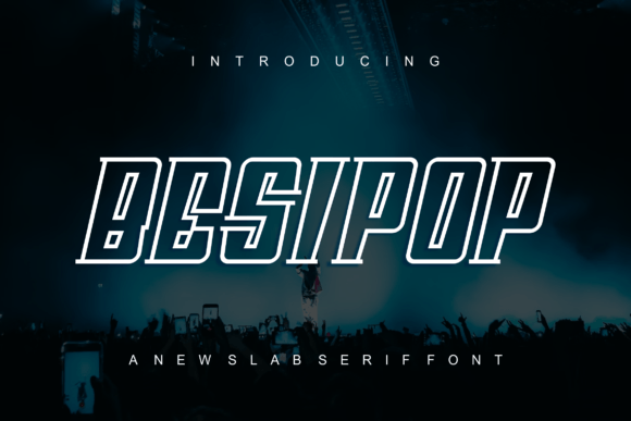 Besipop: A Modern Display Font for Professional Design