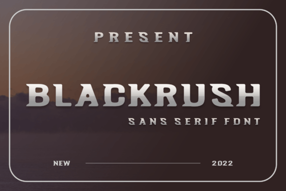 Blackrush: A Modern Font for Creative Expression