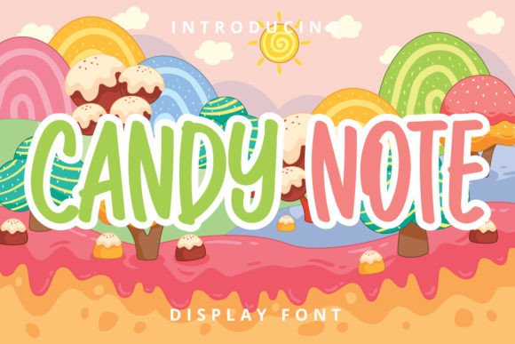 Candy Note: A Playful Font for Creative Workflows