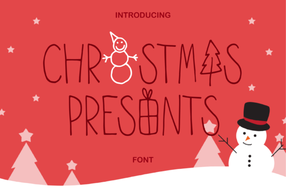 Christmas Present: A Festive Font for Creative Projects