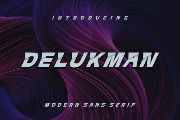 Delukman: A Modern Display Font for Every Need