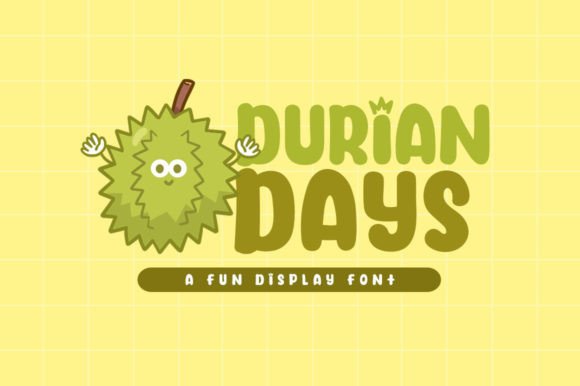 Durian Days: A Playful Font for Creative Projects