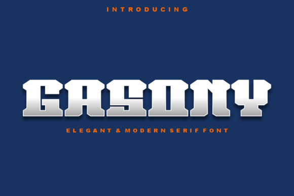 Gasony: A Bold Font for Modern Design Workflows