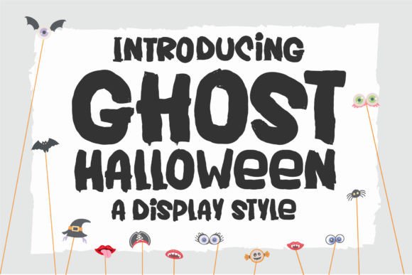 Ghost Halloween: A Unique Brush-Style Font for Creative Expression