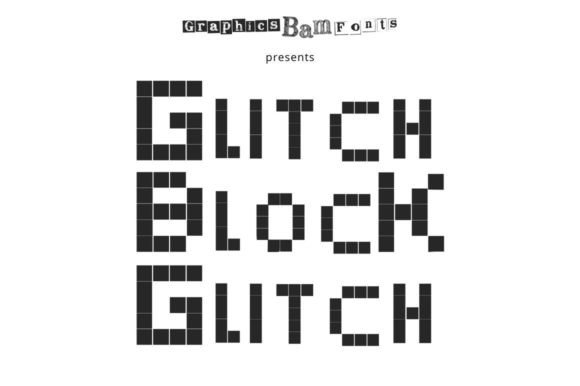 Glitch Block: A Retro Glitch Font for Modern Workflows
