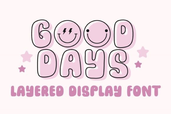 Good Days: A Retro Font That Brings Groovy Vibes to Your Designs