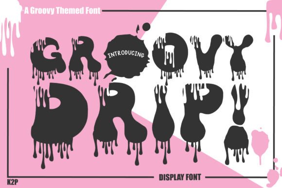 Groovy Drip: A Whimsical Font for Timeless Design