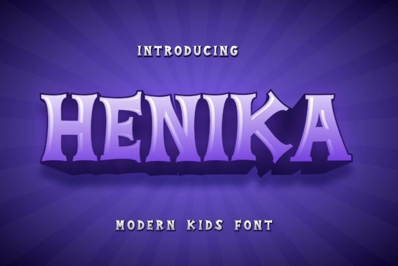 Henika: A Fun, Stylish Font for Creative Projects