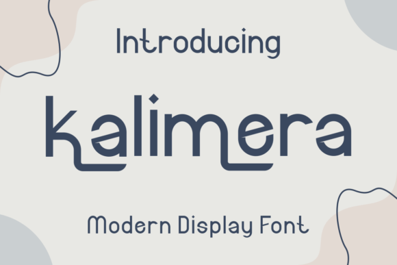 Kalimera: A Stylish Font for Creative Expression