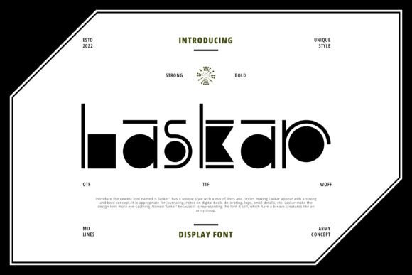 Laskar: A Bold Statement in Modern Typography