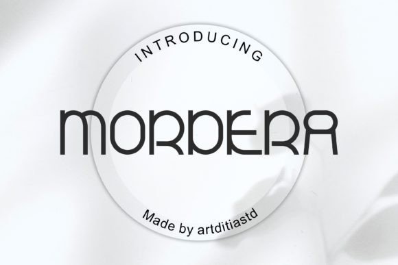 Mordera: A Modern All-Caps Font for Every Occasion