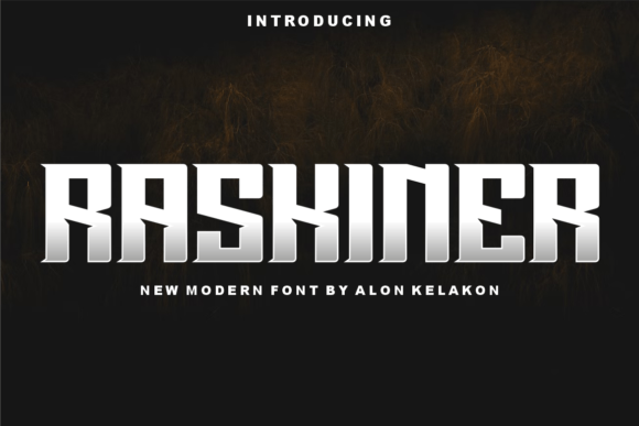 Raskiner: A Modern Display Font for Confident Design Choices