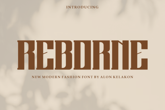 Reborne: A Stylish Font That Elevates Your Creative Vision