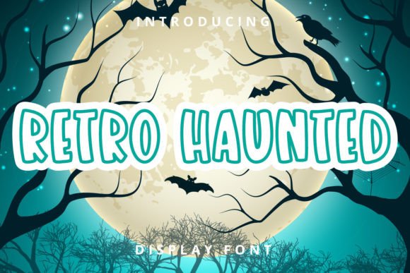 Retro Haunted: A Playful Font for Creative Expression