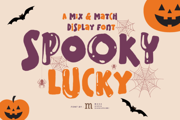 Spooky Lucky: A Bold and Unconventional Font for Eye-Catching Designs