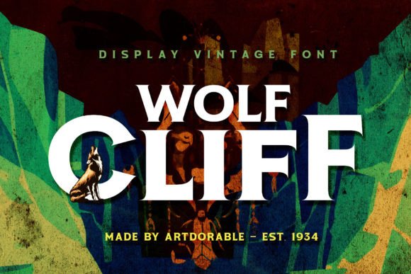 Wolfcliff: A Vintage-Style Display Font for Stylish Headlines